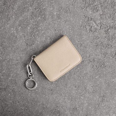 link detail leather id card case char burberry|Burberry Link Detail Leather ID Card Case Charm.